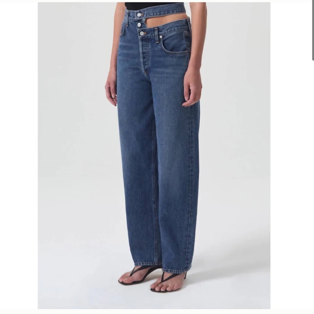 Agolde Broken Waistband Jeans - Picture 2 of 11